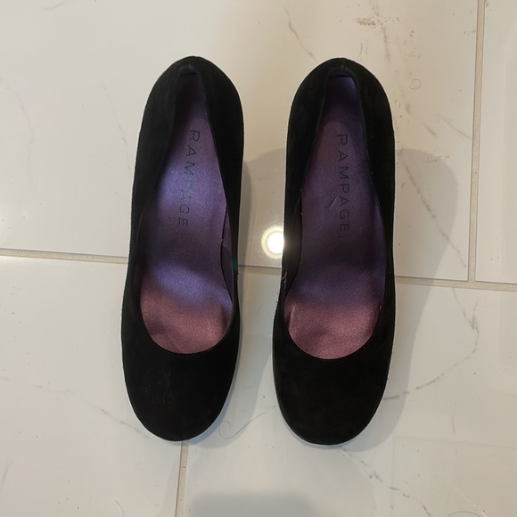 Rampage black suede high heels - Picture 3 of 6